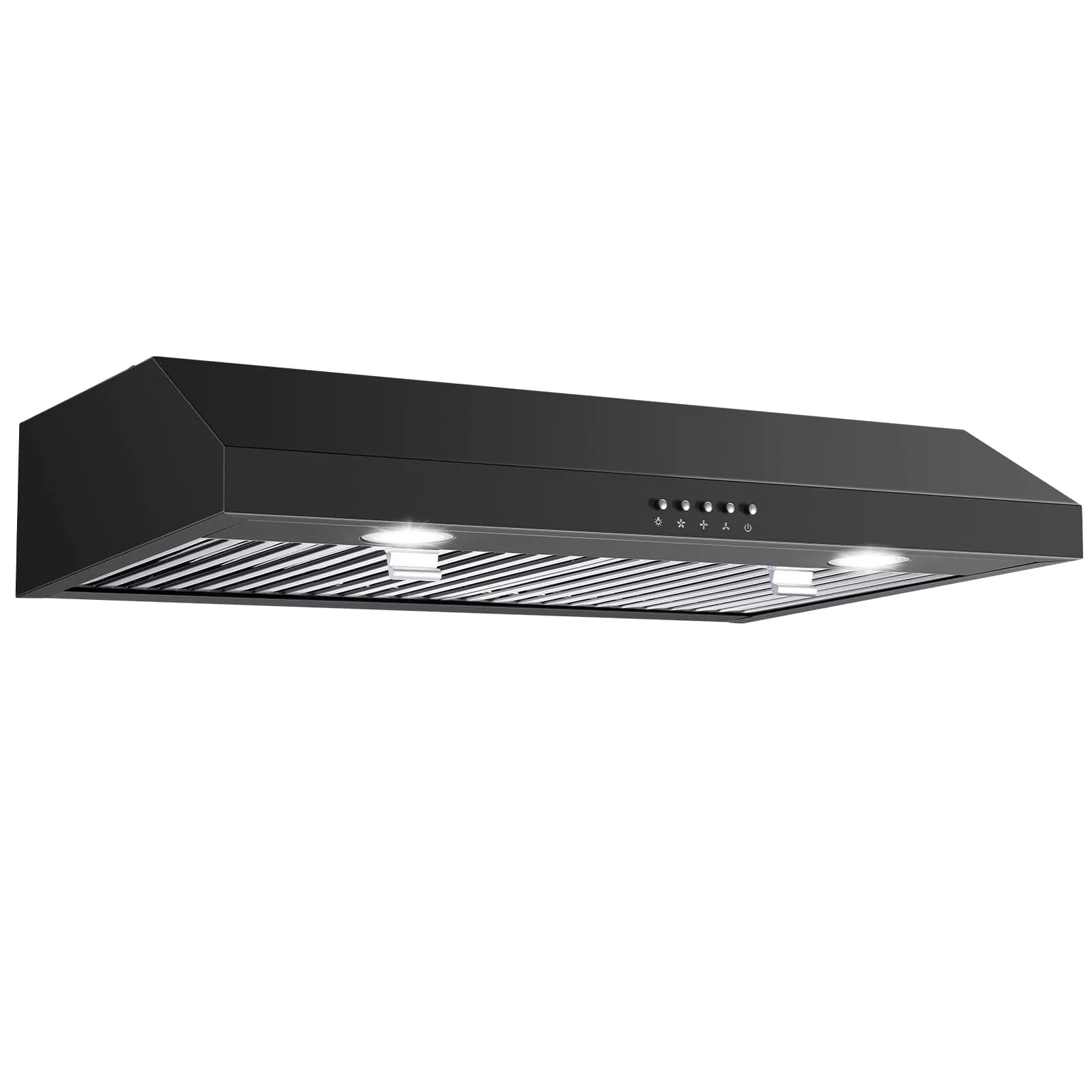 SNDOAS Under Cabinet Range Hood 30 inch Black Baffle Filter 700 CFM | 220V Compatible - main product image