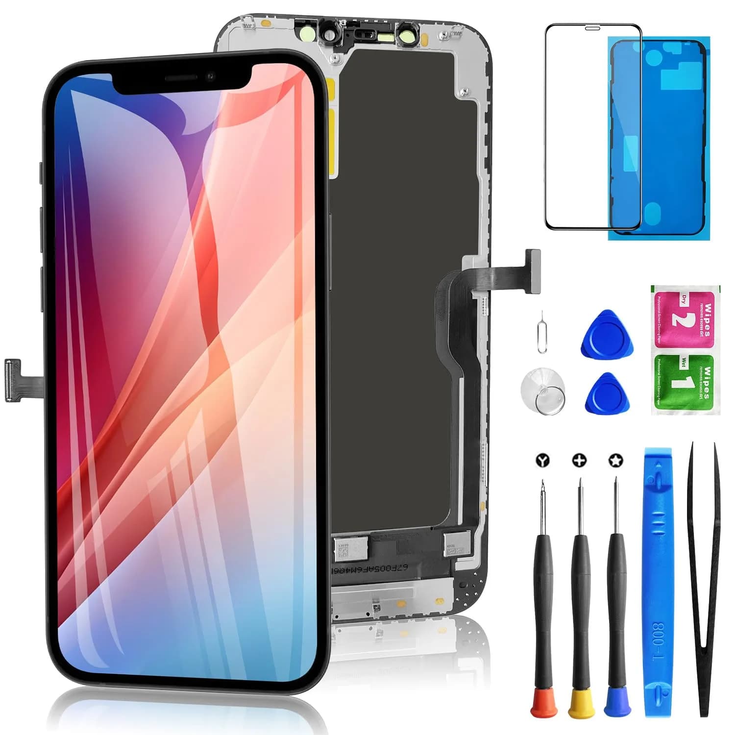 Diykitpl iPhone 12 Pro Max Screen Replacement 6.7 Inch | High Brightness & Sensitive Touch