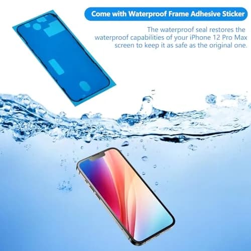 Diykitpl iPhone 12 Pro Max Screen Replacement 6.7 Inch | High Brightness & Sensitive Touch thumbnail 3