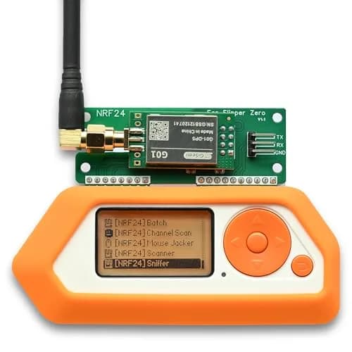 PINGEQUA NRF24 Module for Flipper Zero | Si24R1 Wireless IoT Education Module (30g) thumbnail 6