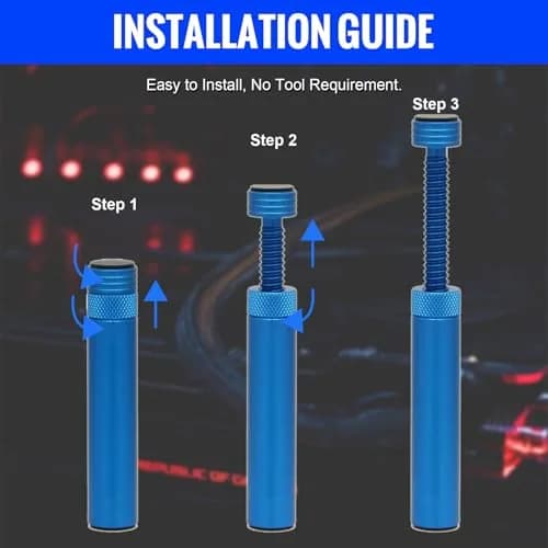 Aivalas Graphics Card GPU Brace Support | Anti Sag Holder, Height Adjustable, Aluminum, Blue thumbnail 3