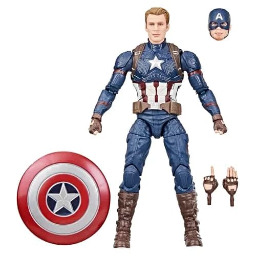 Marvel Legends Series Captain America Action Figure 6 Inch (15 cm) | Avengers: Endgame Collectible thumbnail 1