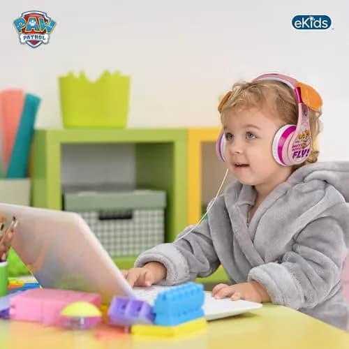 eKids Paw Patrol Skye Liberty Bluetooth Headphones for Kids | Wireless Over-Ear Headset thumbnail 5