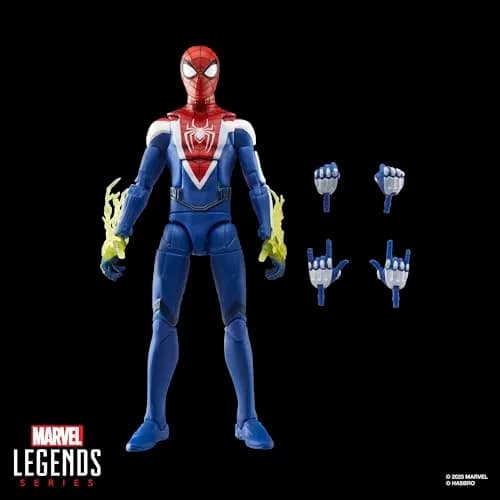 Marvel Legends Series Gamerverse Miles Morales Upgraded Suit Style, Spider-Man 2 Video Game-Inspired Collectible 15cm/5.9in | Superhero Action Figure thumbnail 9