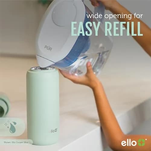 Ello Cooper 22oz Insulated Stainless Steel Water Bottle | Leakproof & Cold for All-Day Hydration thumbnail 7