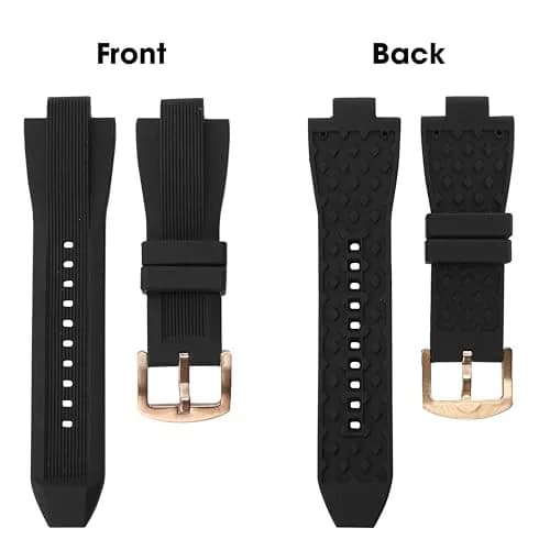 BuleVina Replacement Watch Band for Michael Kors 29mmx13mm | Soft Rubber, Waterproof, Adjustable Fit thumbnail 3