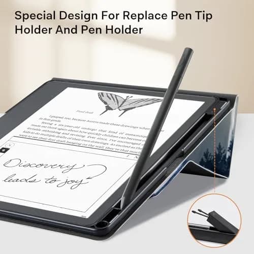 CoBak PU Leather Case for Tablet Reader 10.2" (2022/2024) with Pen Holder | Auto Sleep Wake, Heavy Duty Protection thumbnail 3