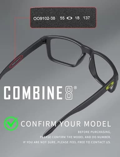 Combine8 Replacement Polarized Lenses for Oakley Flak 2.0 XL | 2 Pairs UV & Glare Block thumbnail 6