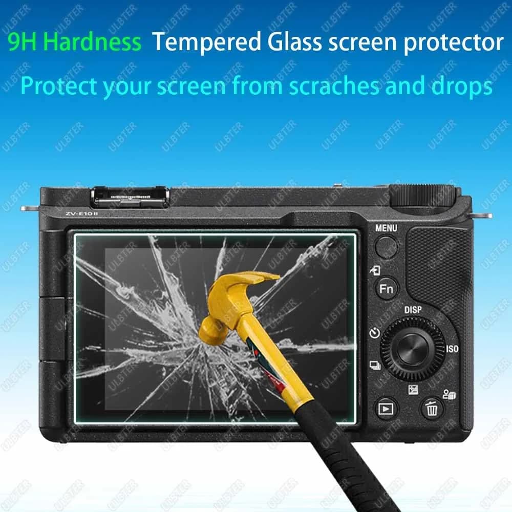 ULBTER Tempered Glass Screen Protector for Fujifilm X-E5 Camera LCD | 3+2 Pack - view 4