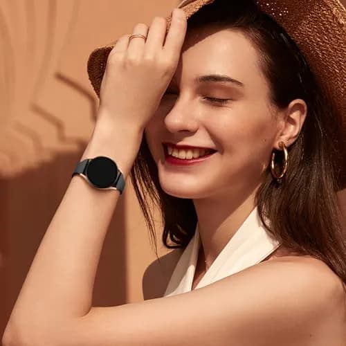 GEAK Slim Leather Band Compatible with Galaxy Watch 7/6/5/4/Active 2 40mm/44mm | Genuine Leather Strap with Quick Release thumbnail 9