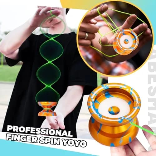 Wabesmanis S2 Dual Function Yoyo for Kids & Adults | Responsive & Unresponsive with Bearing Kits thumbnail 2