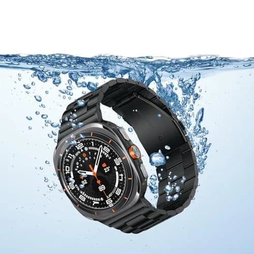 Anlinser No Gap Metal Band Compatible with Samsung Galaxy Watch Ultra 2/1 47mm | Adjustable Stainless Steel Strap thumbnail 4