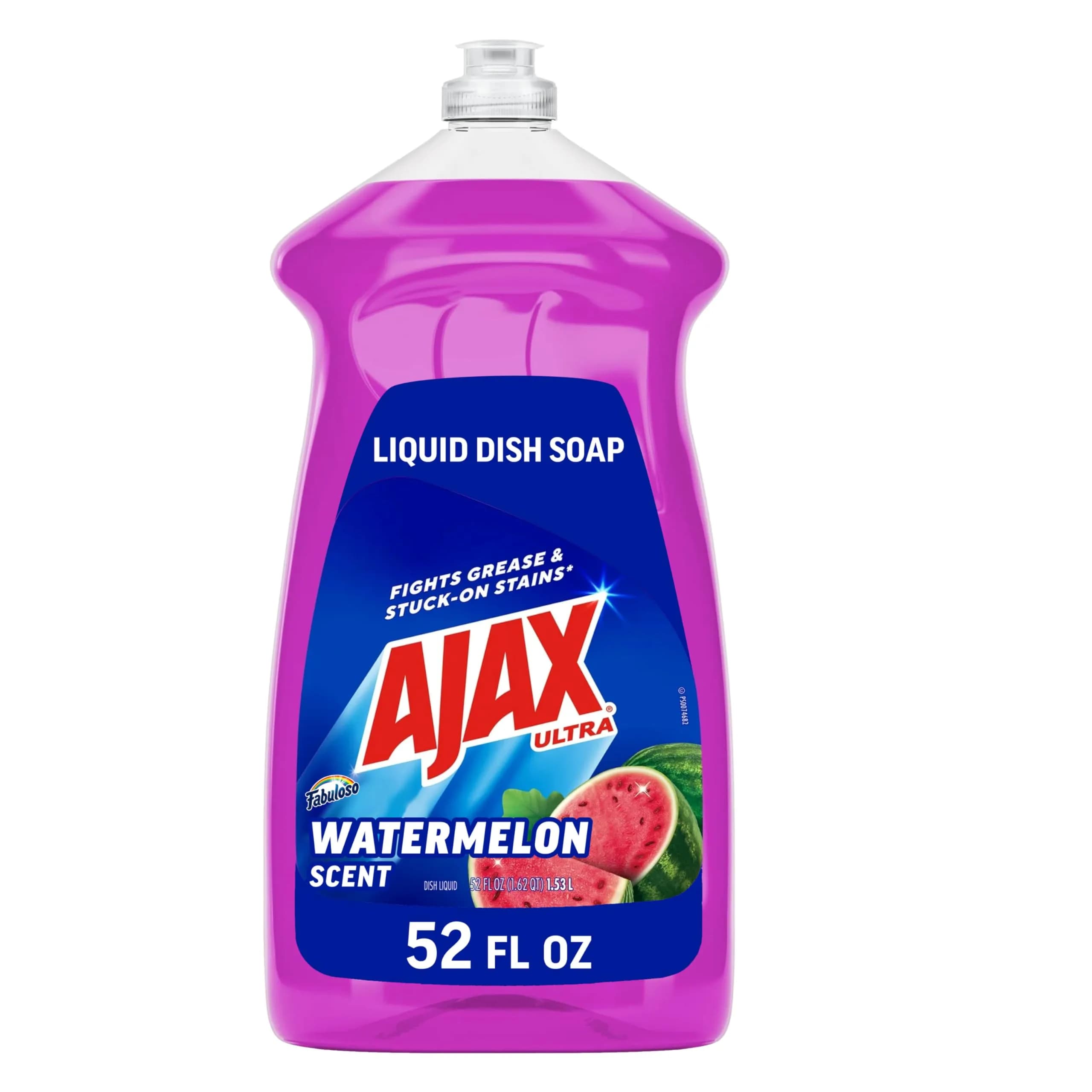 Ajax Ultra Liquid Dish Soap with Fabuloso Watermelon Scent, 1540ml (52 fl oz) Bottle | Powerful Grease Cutting - main product image