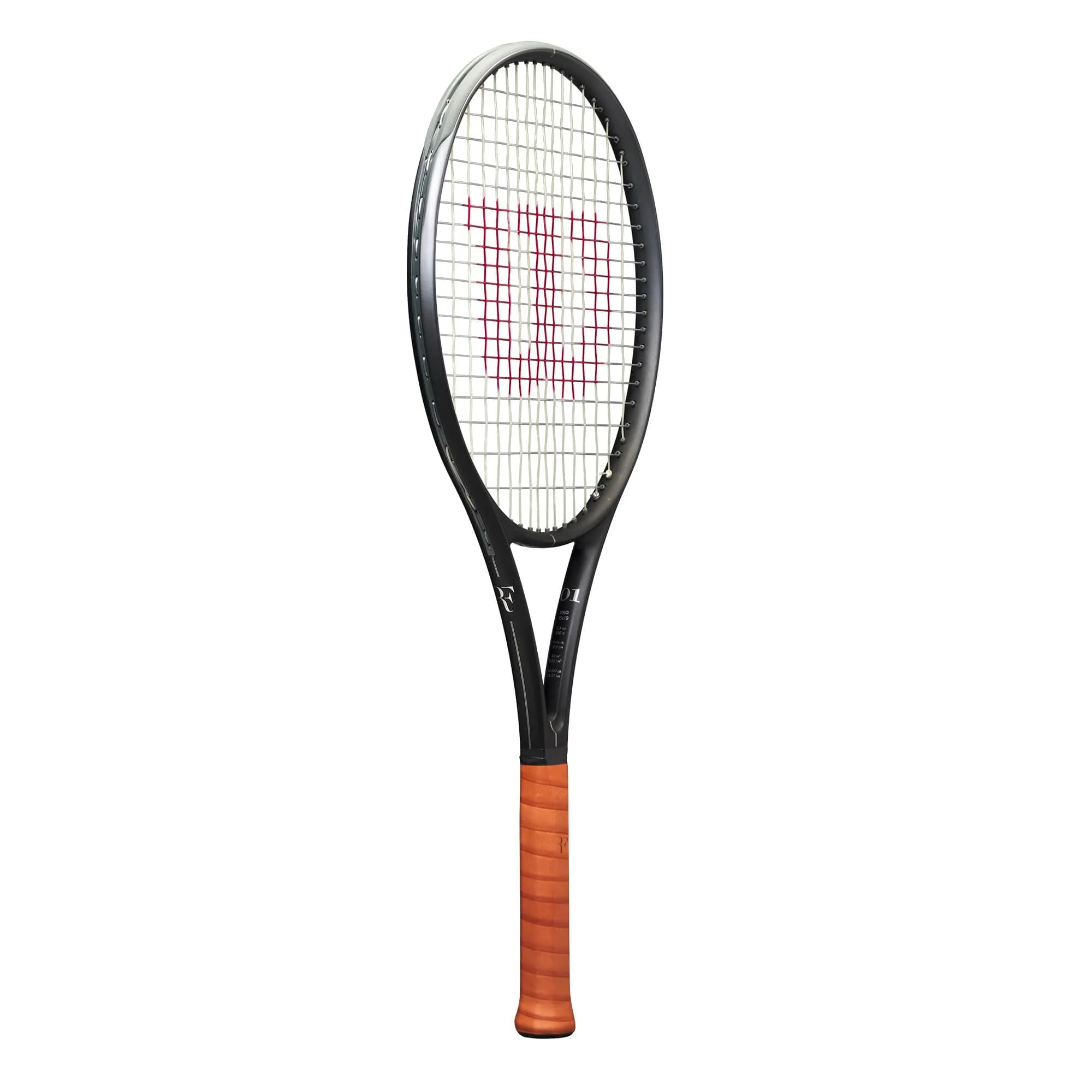Wilson RF 01 Pro Tennis Racket - 4 1/8" Grip | Strung with Sensation 16 Natural - view 2