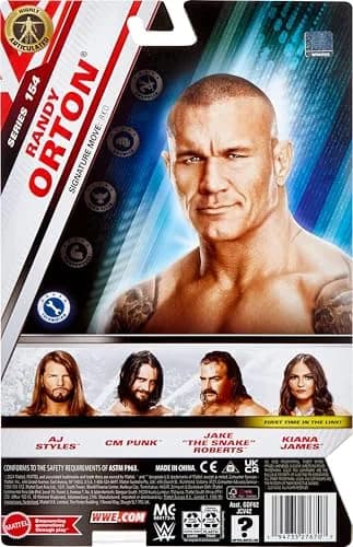 Mattel WWE Randy Orton Action Figure 6-inch | Life-Like Look & 10 Articulation Points thumbnail 6