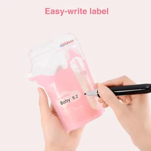 ZÜCÜBéBé Breastmilk Storage Bags 8oz (237ml) — 180 Count | BPA-Free, Leakproof, Self-Standing with Pour Spout thumbnail 8