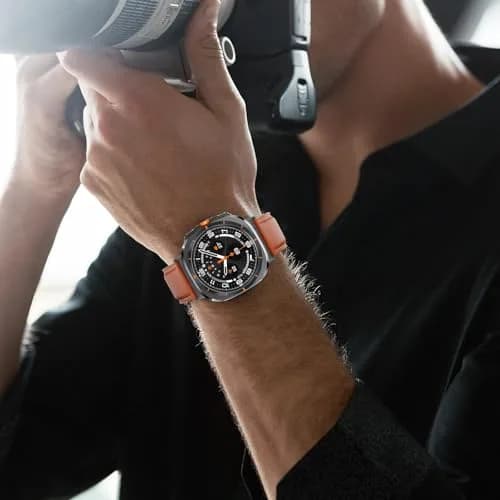 Tasikar Leather Bands Compatible with Samsung Galaxy Watch Ultra 2 47mm (2026)/ Ultra 1 47mm (2025/2024), Genuine Leather Strap for Galaxy Watch Ultra 47mm thumbnail 6