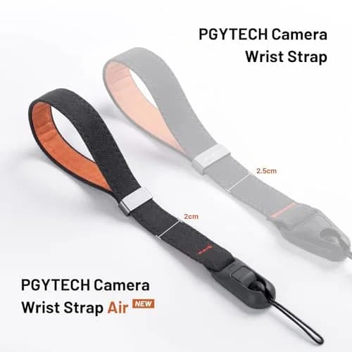 PGYTECH Camera Wrist Strap Air for Photographers | Quick Release Safety, 1000-1400mm, Deep Grey thumbnail 5