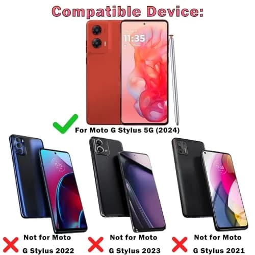 Alovexiong G Stylus 5G 2024 Pen Replacement for Moto G Stylus 5G 2024 | Precise Control & Portability thumbnail 2