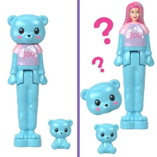 Barbie Mini Barbie Land 5-Pack Pop Reveal Dolls, 1.5-inch Mini Doll with Surprise Reveal & Sensory Play Piece (Styles May Vary) thumbnail 4