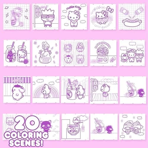 Hello Kitty and Friends Color Motion Animation Tablet | 20 Design Inserts, 6 Markers, Plastic thumbnail 4