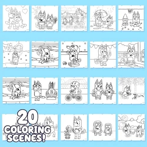 Bluey Color Motion Animation Tablet with 20 Design Inserts & 6 Markers | Interactive Drawing Pad for Kids thumbnail 4