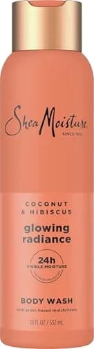 Shea Moisture Coconut Hibiscus Body Wash 532ml (18 Fl Oz) | For Melanin-Rich Skin thumbnail 1