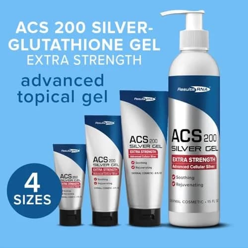 Results RNA ACS 200 Silver-Glutathione Gel 15 oz | Advanced Cellular Colloidal Silver for Wound Care thumbnail 7