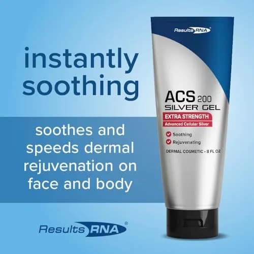 Results RNA ACS 200 Silver-Glutathione Gel 15 oz | Advanced Cellular Colloidal Silver for Wound Care thumbnail 2