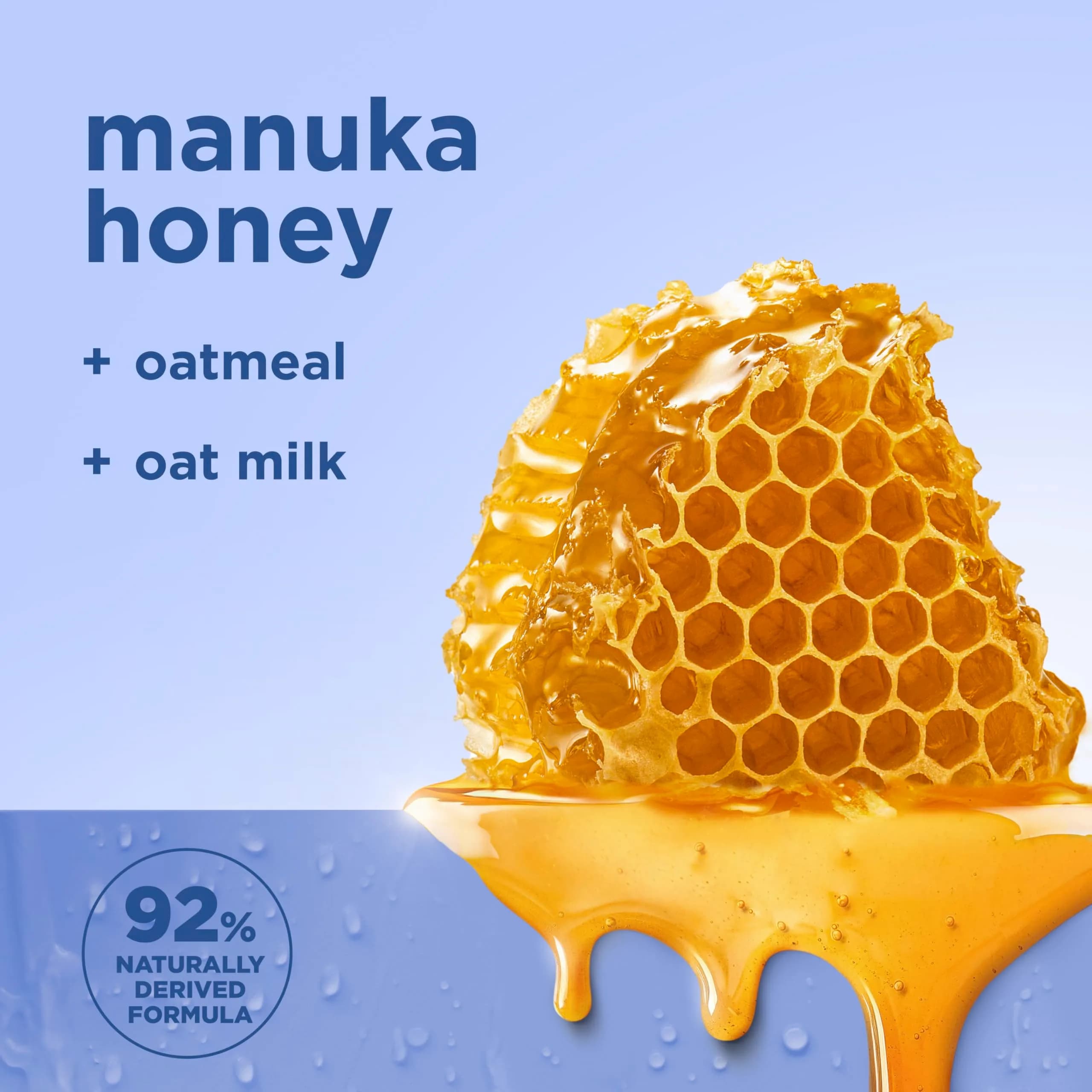Shea Moisture Manuka Honey Oatmeal Body Wash Smooth & Exfoliating 532ml (18 Fl Oz) | For Melanin-Rich Skin - view 6