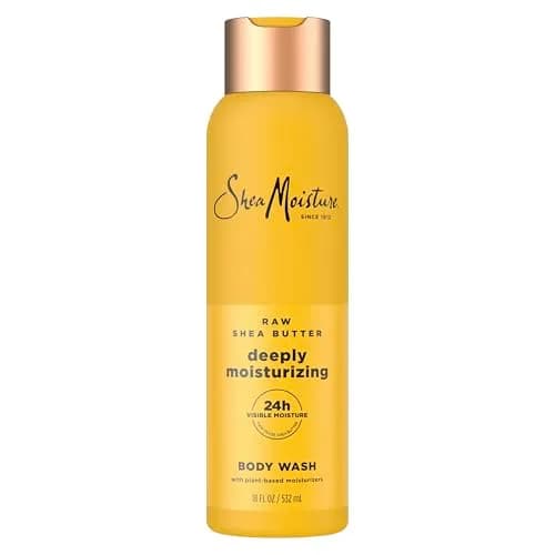 SheaMoisture Raw Shea Butter Body Wash Moisturize and Restore Deeply 18 oz (532 ml) | Hydrating for Melanin-Rich Skin thumbnail 1
