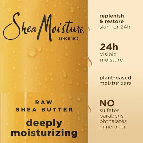 SheaMoisture Raw Shea Butter Body Wash Moisturize and Restore Deeply 18 oz (532 ml) | Hydrating for Melanin-Rich Skin thumbnail 3