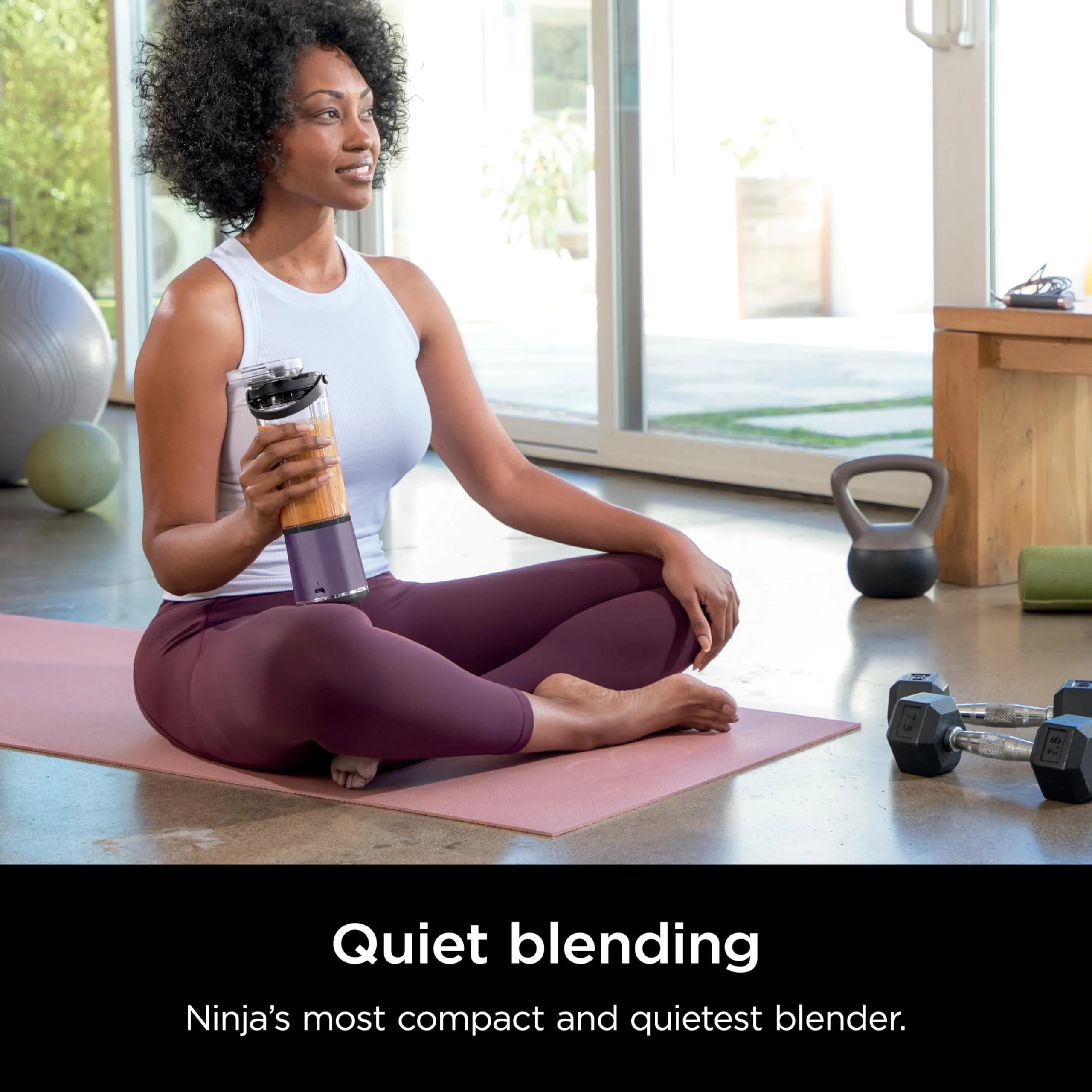Ninja Blast Portable Blender, Cordless 18oz, Purple BC151PL | Blends Ice & Frozen Fruit Anywhere thumbnail 3