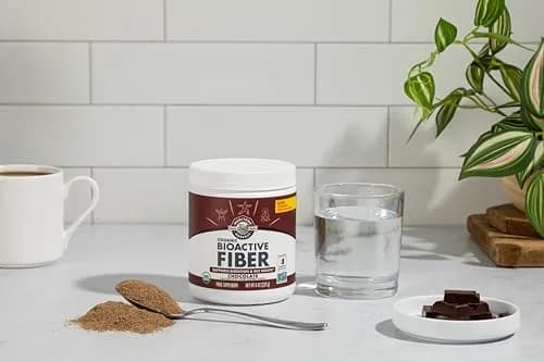 Manitoba Harvest Organic BioActive Fiber Supplement with 7g Fiber per Serving | Digestive Hemp & Psyllium Husk Powder, Vegan & Kosher, 8oz, Chocolate thumbnail 3