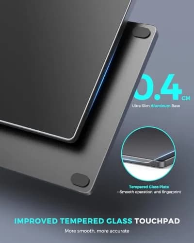 JOMAA Wired Touchpad 90x130mm | Multi-Gesture Control for Windows/Linux (70-120 chars) thumbnail 3