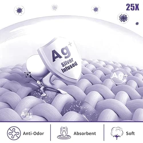 Rquite Reusable Pee Cloth for Women Hiking Essentials 2-Pack 15cm x 20cm (5.9" x 7.9") | Soft Absorbent & Waterproof Trail Hygiene thumbnail 3