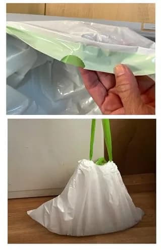 YYaaloa Waste Bag 40 Count | Super Thick 2 Mil Drawstring Cat Litter Liners for Jumbo & Multi-Cat Homes thumbnail 5