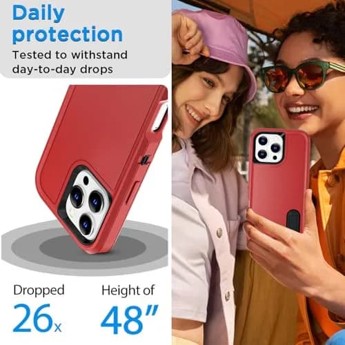 AICase for iPhone 16 Pro Case with Built-in Stand | Heavy Duty Drop Protection (70-120 chars) thumbnail 7
