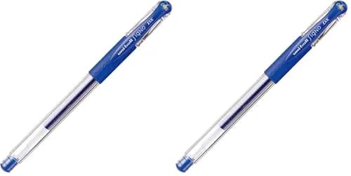 Uni-ball Signo UM151 Extra Fine Gel Pen 0.38mm Blue (2-Pack) | Smooth Ink Flow for Precise Writing thumbnail 1
