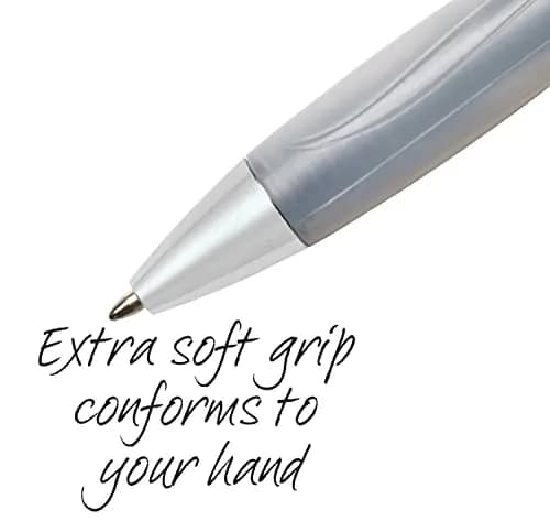 BIC Ballpoint Pens, Medium Point 1.0mm | Retractable | Ultra Comfort | Assorted Barrel Colors (3-Pack) thumbnail 2