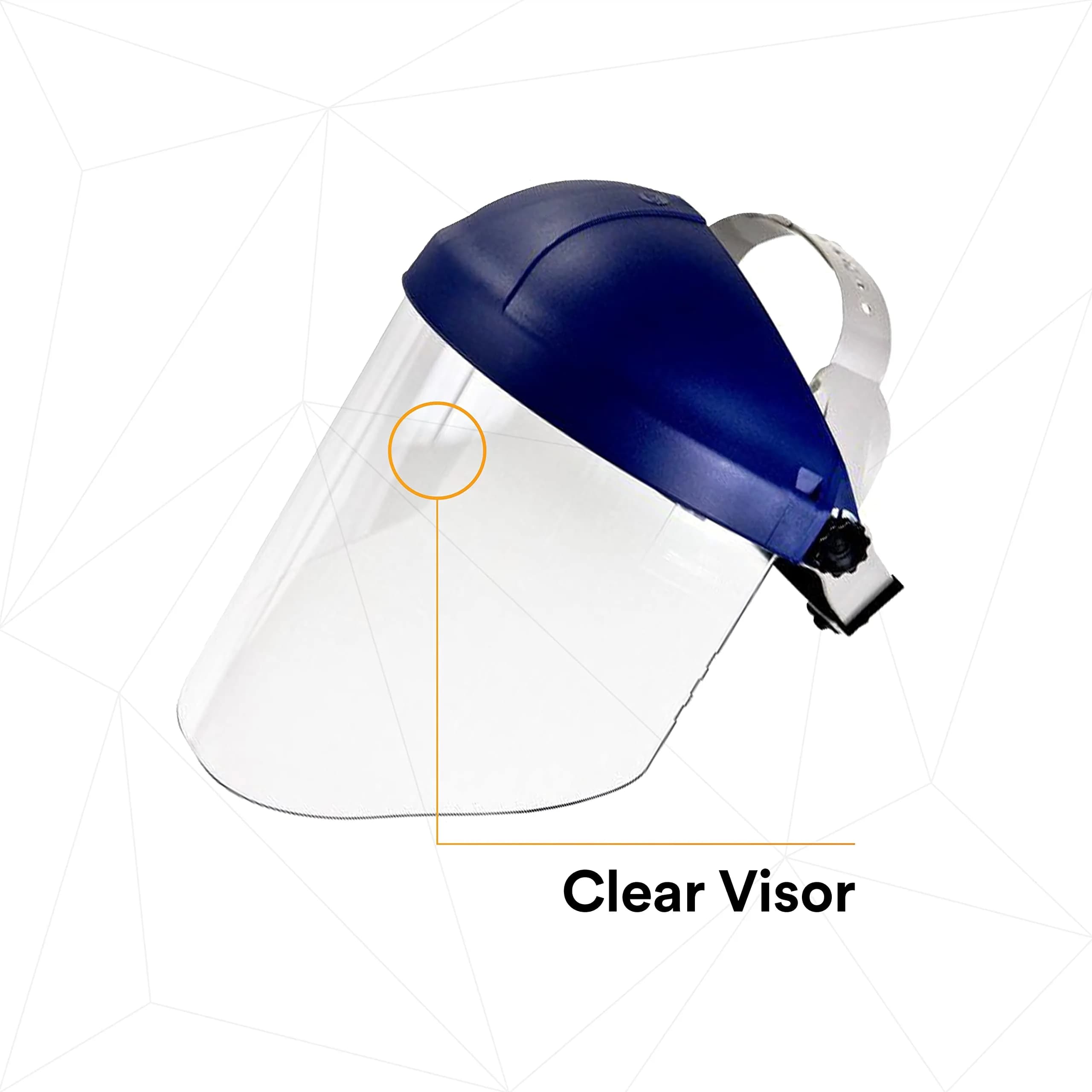 3M Ratchet Headgear H8A with Clear Propionate Faceshield W96 (Pack of 2) | ANSI Z87 Compliant for Industrial Use - view 5