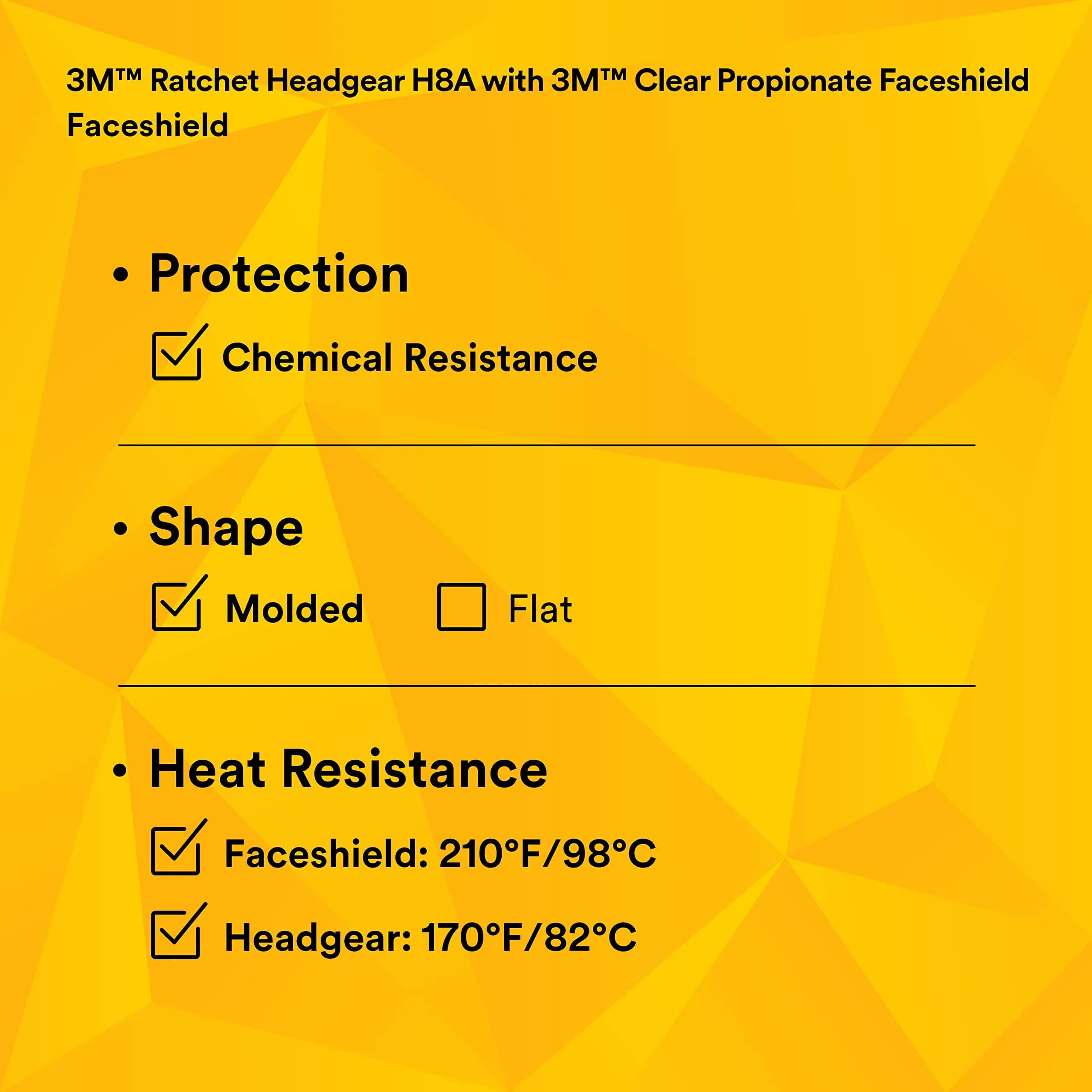 3M Ratchet Headgear H8A with Clear Propionate Faceshield W96 (Pack of 2) | ANSI Z87 Compliant for Industrial Use - view 8
