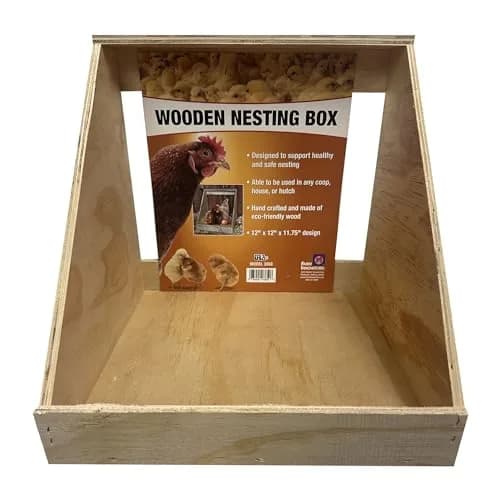 Farm Innovators Handcrafted Wood Chicken Nesting Box 3-Pack | Secure, Fully Assembled, Versatile thumbnail 2