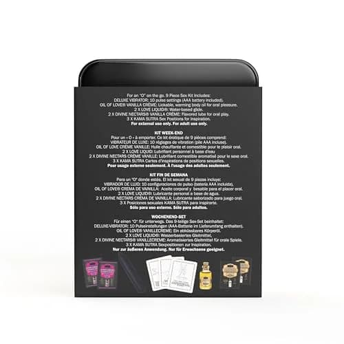 KAMA SUTRA Weekender Kits - Deluxe Vibrator, Oil of Love, Divine Nectar, Love Liquid, Erotic Position Playcards | Vibe Vanilla Creme thumbnail 2
