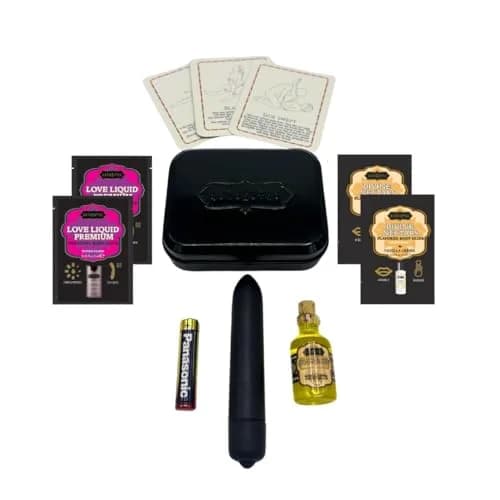 KAMA SUTRA Weekender Kits - Deluxe Vibrator, Oil of Love, Divine Nectar, Love Liquid, Erotic Position Playcards | Vibe Vanilla Creme thumbnail 3