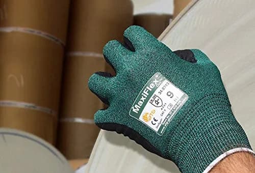 MaxiFlex Cut 34-8743 Fitted Nitrile Coated Work Gloves | Breathable & Cut Resistant (70-120 chars) thumbnail 4