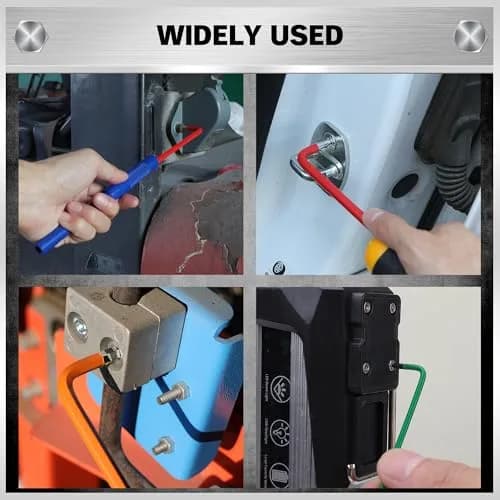 ELEAD 29-Piece Hex & Torx Key Set | Rainbow Colored Allen Wrench Set with T-Handle & Extension Bar (Metric 1.5-10mm, SAE 1/16"-3/8", Torx T10-T50) thumbnail 8