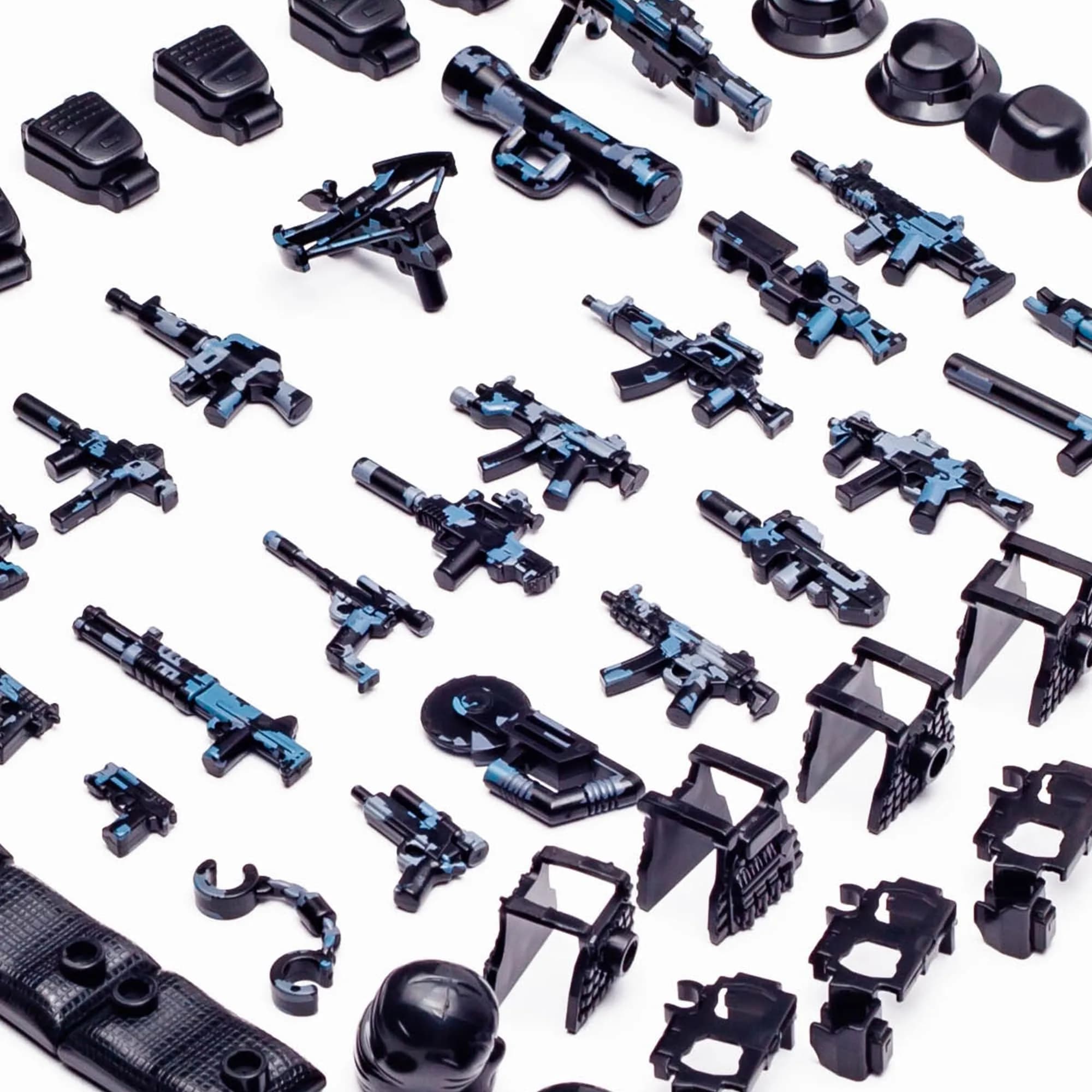 MaozyHomie German Camouflage Weapons Building Blocks - 5 Types Military Toy Accessory Pack - view 4