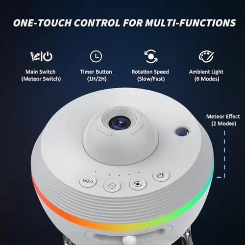 Ainael Galaxy Projector | HD Star & Planetarium Night Light with 5K Projection, Adjustable Focus, 20㎡ Coverage thumbnail 4