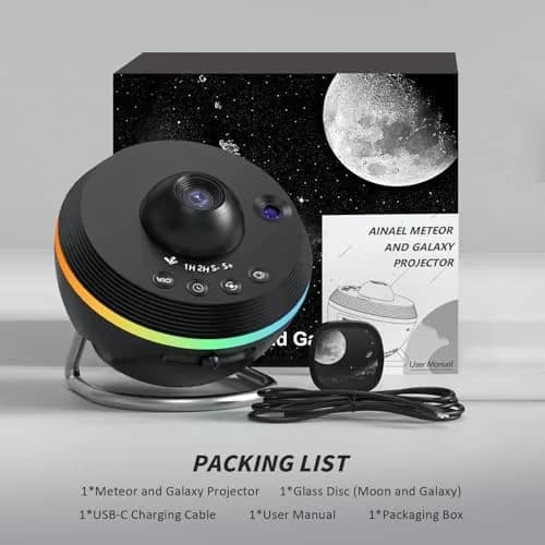 Ainael Galaxy Projector 5K HD Star Planetarium Night Light | Immersive Space Ceiling Decor thumbnail 6